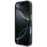 Guess iPhone 17 Pro/iPhone 18 Pro Skal Zebra Glitter Silver
