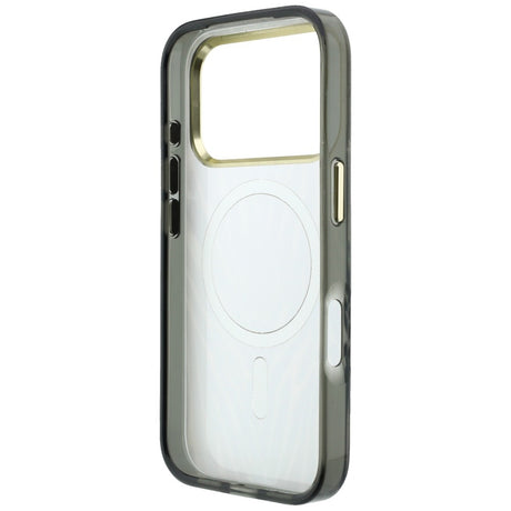 Guess iPhone 17 Pro Max/iPhone 18 Pro Max Skal Zebra Glitter Silver