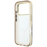 Guess iPhone 17 Pro/iPhone 18 Pro Skal Zebra Glitter Guld
