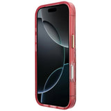 Guess iPhone 17 Pro Max/iPhone 18 Pro Max Skal Glitter Blossom Roses Burgundy