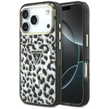 Guess iPhone 17 Pro/iPhone 18 Pro Skal Leopard Glitter Svart