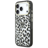 Guess iPhone 17 Pro/iPhone 18 Pro Skal Leopard Glitter Svart