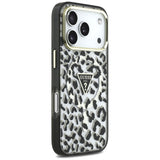 Guess iPhone 17 Pro/iPhone 18 Pro Skal Leopard Glitter Svart