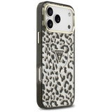 Guess iPhone 17 Pro Max/iPhone 18 Pro Max Skal Leopard Glitter Svart