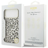 Guess iPhone 17 Pro Max/iPhone 18 Pro Max Skal Leopard Glitter Svart