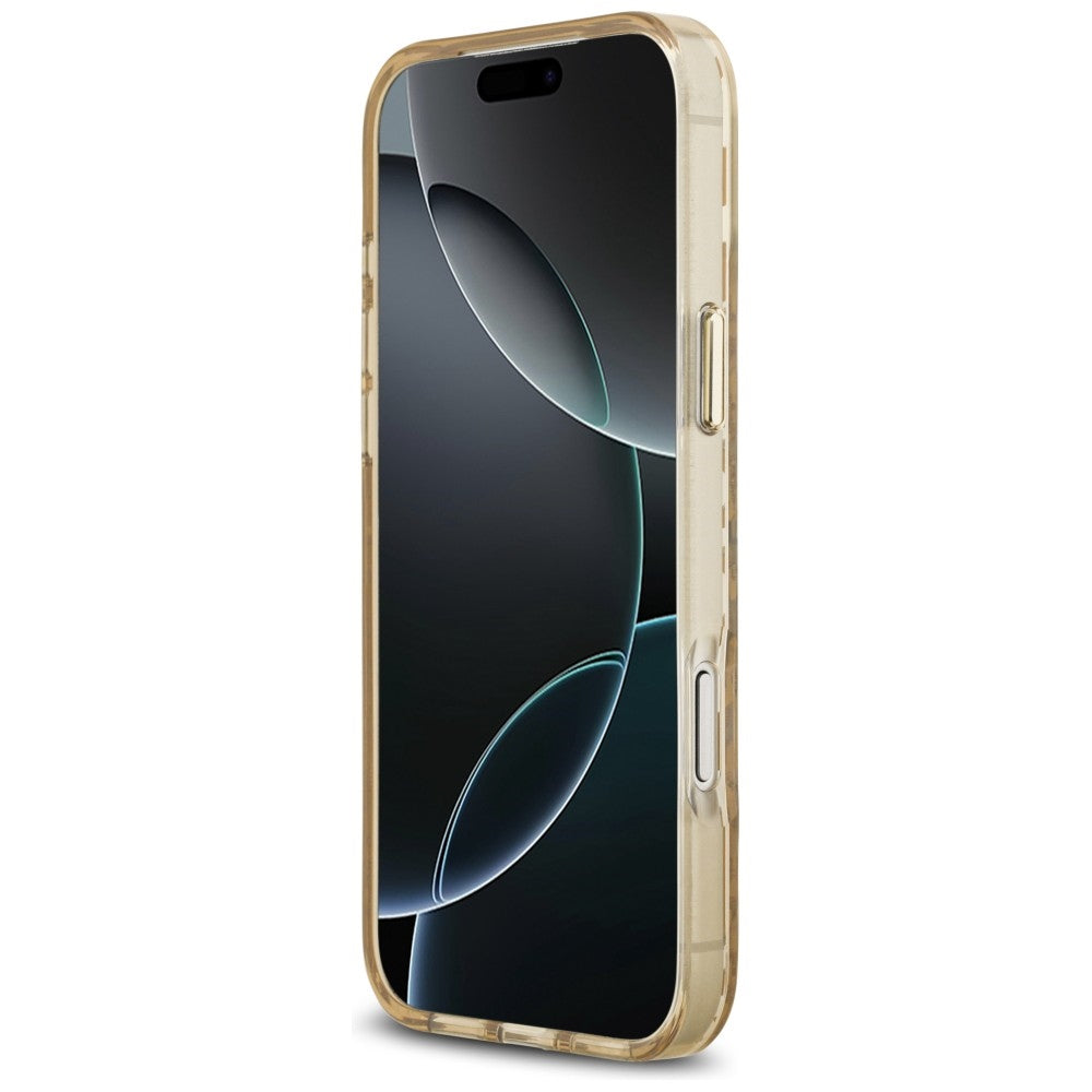 Guess iPhone 17 Pro/iPhone 18 Pro Skal Leopard Glitter Brun