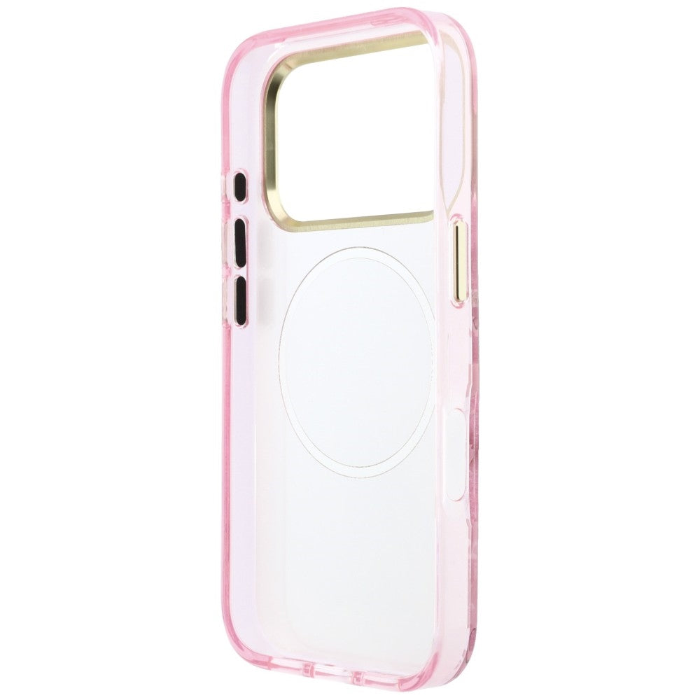 Guess iPhone 17 Pro/iPhone 18 Pro Skal Glitter Blossom Roses Rosa