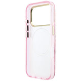 Guess iPhone 17 Pro/iPhone 18 Pro Skal Glitter Blossom Roses Rosa