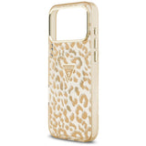 Guess iPhone 17 Pro Max/iPhone 18 Pro Max Skal Leopard Glitter Brun