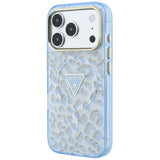 Guess iPhone 17 Pro/iPhone 18 Pro Skal Leopard Glitter Blå