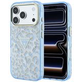 Guess iPhone 17 Pro Max/iPhone 18 Pro Max Skal Leopard Glitter Blå