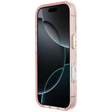 Guess iPhone 17 Pro/iPhone 18 Pro Skal Leopard Glitter Rosa