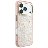 Guess iPhone 17 Pro Max/iPhone 18 Pro Max Skal Leopard Glitter Rosa