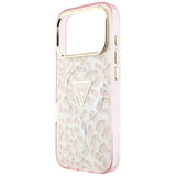 Guess iPhone 17 Pro Max/iPhone 18 Pro Max Skal Leopard Glitter Rosa