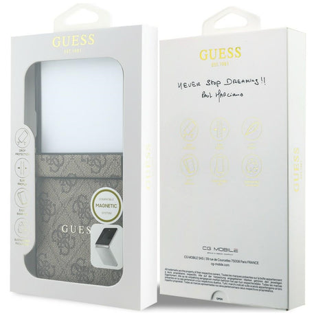 Guess Samsung Galaxy Z Flip 8 Skal 4G Classic Brun