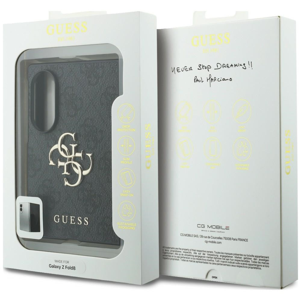 Guess Samsung Galaxy Z Fold 8 Skal 4G Big Logo Svart