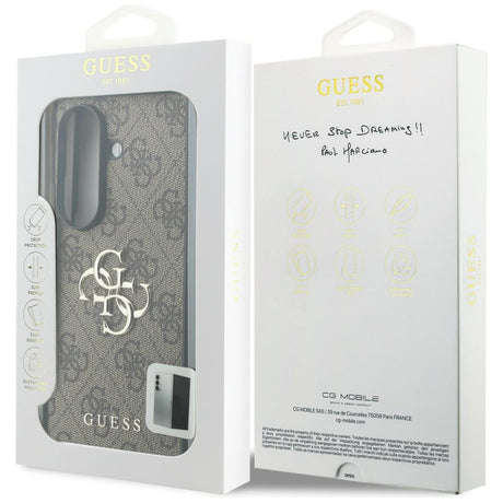 Guess Samsung Galaxy Z Fold 8 Ultra Skal 4G Big Logo Brun