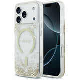 Guess iPhone 17 Pro/iPhone 18 Pro Skal Resin Glitter Guld