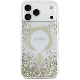 Guess iPhone 17 Pro Max/iPhone 18 Pro Max Skal Resin Glitter Guld