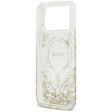 Guess iPhone 17 Pro Max/iPhone 18 Pro Max Skal Resin Glitter Guld