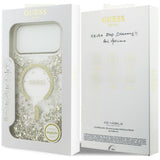 Guess iPhone 17 Pro Max/iPhone 18 Pro Max Skal Resin Glitter Guld