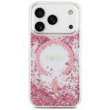 Guess iPhone 17 Pro/iPhone 18 Pro Skal Resin Glitter Rosa
