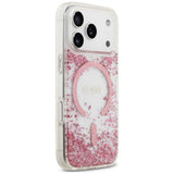 Guess iPhone 17 Pro Max/iPhone 18 Pro Max Skal Resin Glitter Rosa