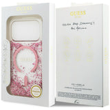 Guess iPhone 17 Pro Max/iPhone 18 Pro Max Skal Resin Glitter Rosa