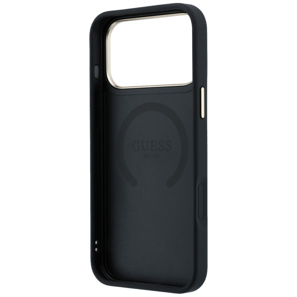 Guess iPhone 17 Pro/iPhone 18 Pro Skal 4G Peony Svart