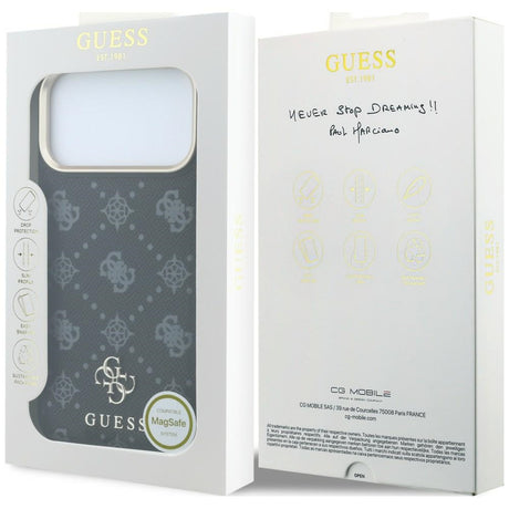 Guess iPhone 17 Pro Max/iPhone 18 Pro Max Skal 4G Peony Svart