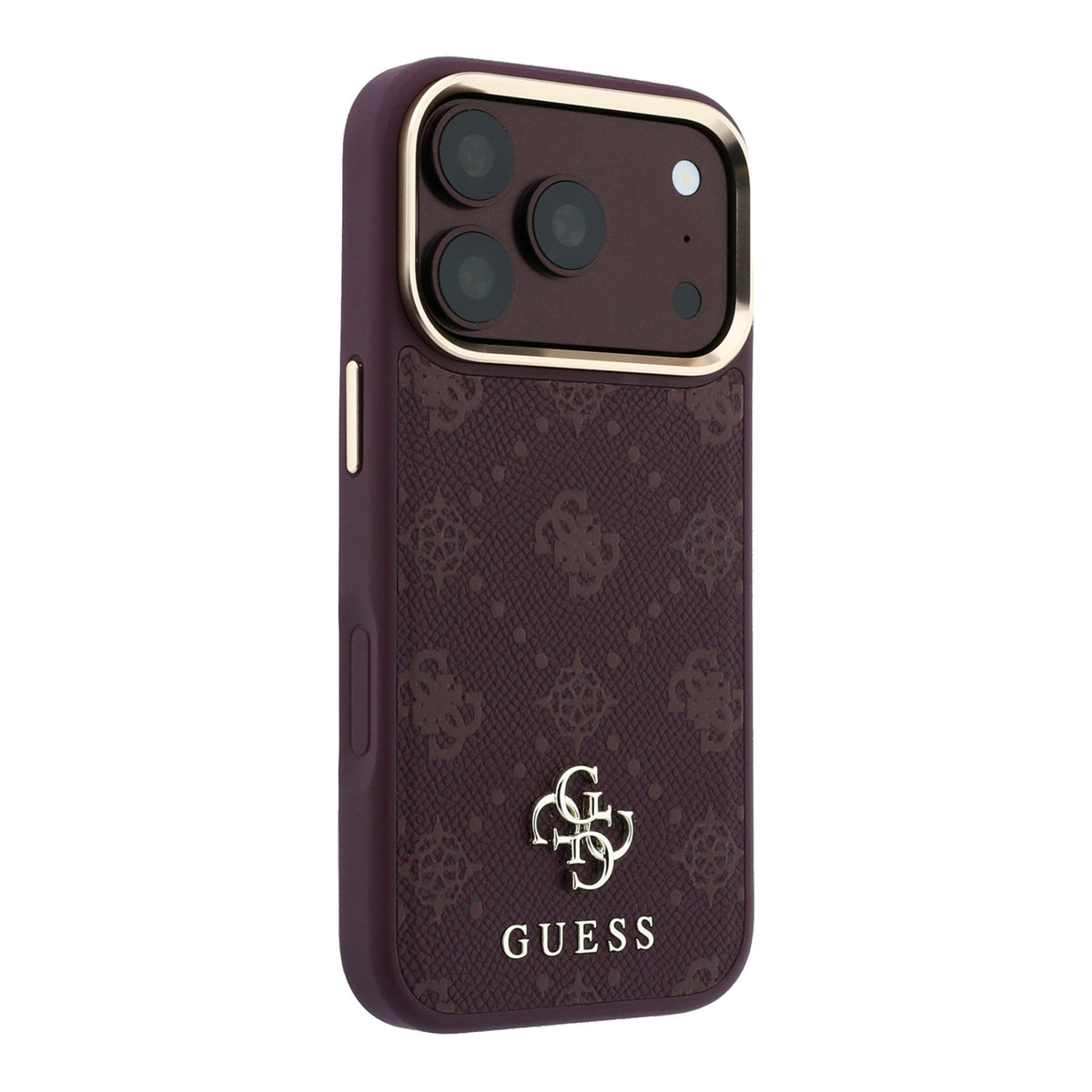 Guess iPhone 17 Pro/iPhone 18 Pro Skal 4G Peony Burgundy