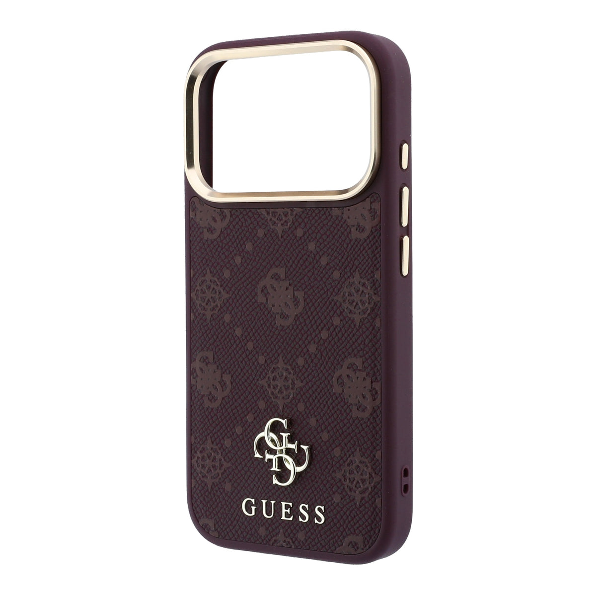 Guess iPhone 17 Pro/iPhone 18 Pro Skal 4G Peony Burgundy