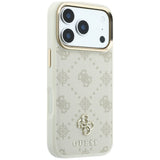 Guess iPhone 17 Pro/iPhone 18 Pro Skal 4G Peony Beige
