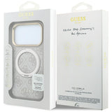 Guess iPhone 17 Pro Max/iPhone 18 Pro Max Skal Ring Stand 4G Classic Logo Rosa