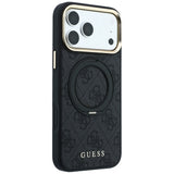 Guess iPhone 17 Pro Max/iPhone 18 Pro Max Skal Ring Stand 4G Classic Logo Svart