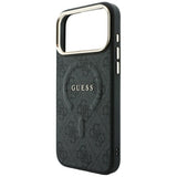 Guess iPhone 17 Pro Max/iPhone 18 Pro Max Skal 4G Embossed MagSafe Svart