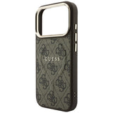 Guess iPhone 17 Pro Max/iPhone 18 Pro Max Skal 4G Embossed MagSafe Brun
