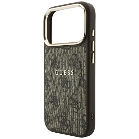 Guess iPhone 17 Pro Max/iPhone 18 Pro Max Skal 4G Embossed MagSafe Brun