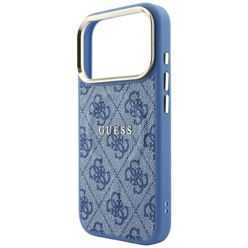 Guess iPhone 17 Pro Max/iPhone 18 Pro Max Skal 4G Embossed MagSafe Blå