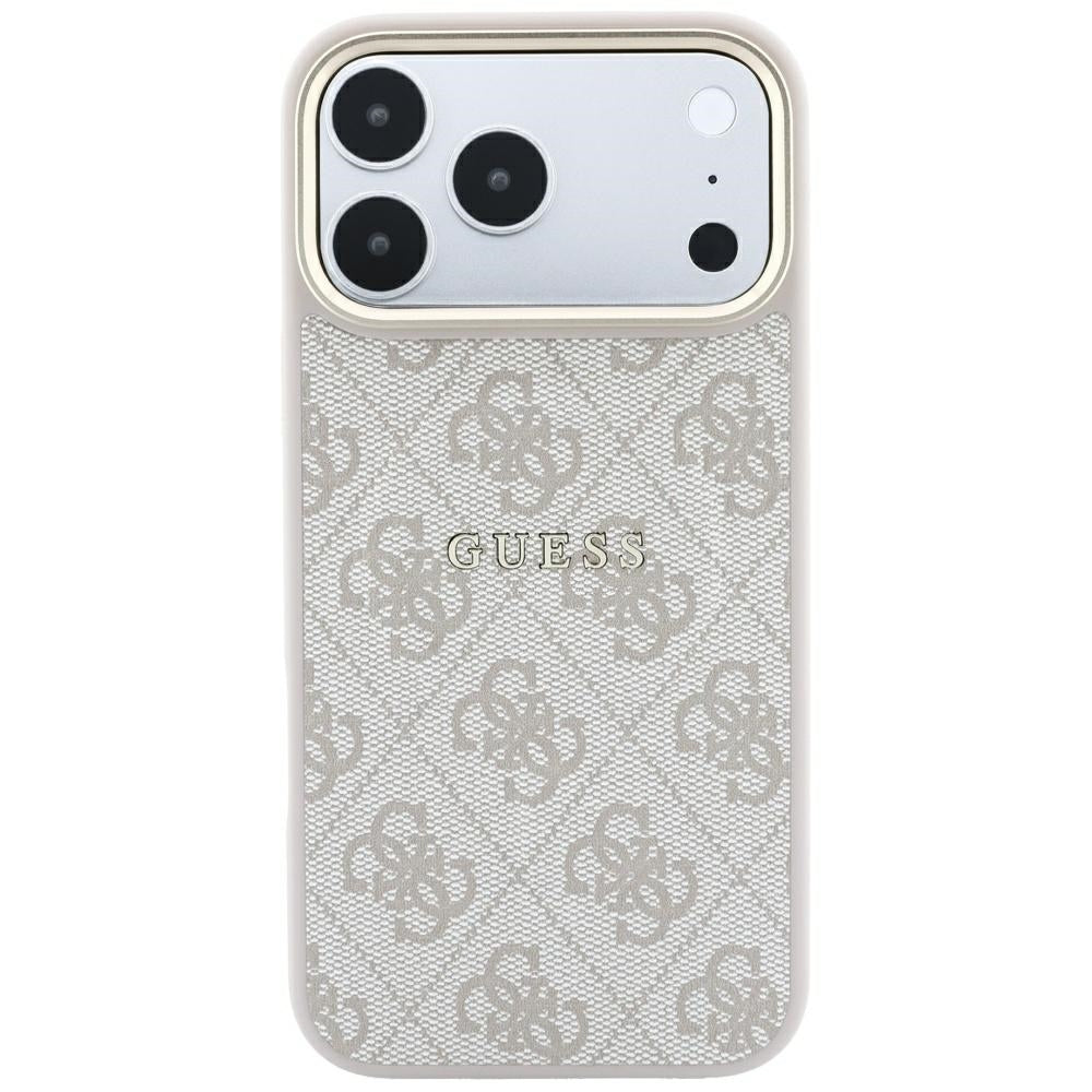 Guess iPhone 17 Pro/iPhone 18 Pro Skal 4G Embossed MagSafe Rosa