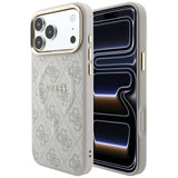 Guess iPhone 17 Pro Max/iPhone 18 Pro Max Skal 4G Embossed MagSafe Rosa
