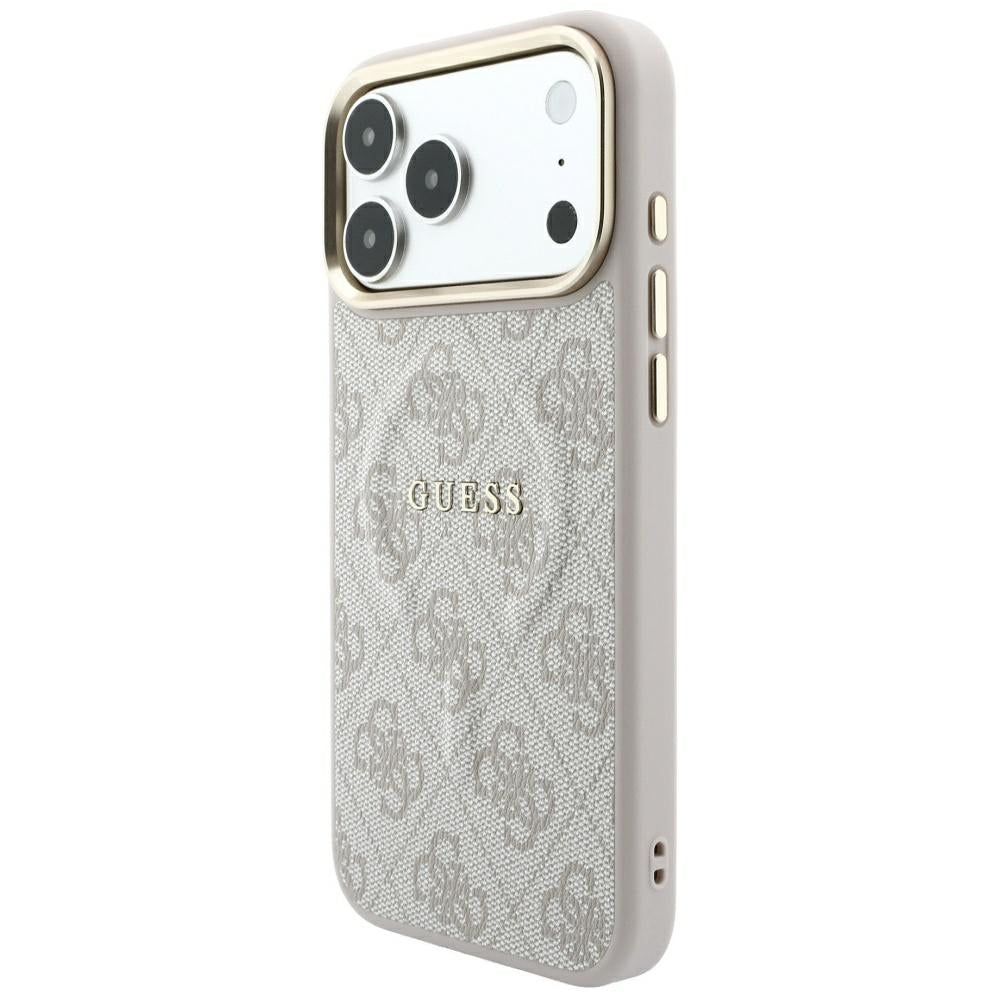 Guess iPhone 17 Pro Max/iPhone 18 Pro Max Skal 4G Embossed MagSafe Rosa