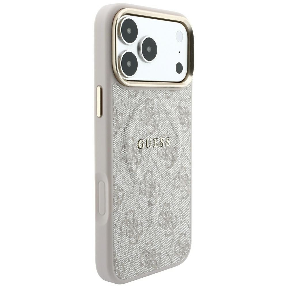 Guess iPhone 17 Pro Max/iPhone 18 Pro Max Skal 4G Embossed MagSafe Rosa