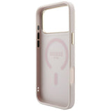Guess iPhone 17 Pro Max/iPhone 18 Pro Max Skal 4G Embossed MagSafe Rosa