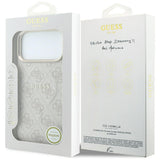 Guess iPhone 17 Pro Max/iPhone 18 Pro Max Skal 4G Embossed MagSafe Rosa