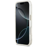Guess iPhone 17 Pro/iPhone 18 Pro Skal Glitter Flowers Vit
