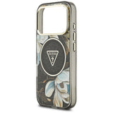 Guess iPhone 17 Pro/iPhone 18 Pro Skal Glitter Flowers Svart