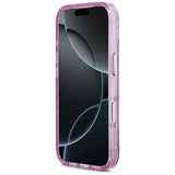 Guess iPhone 17 Pro/iPhone 18 Pro Skal Glitter Flowers Lila