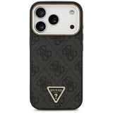 Guess iPhone 17 Pro/iPhone 18 Pro Skal 4G Triangle MagSafe Svart