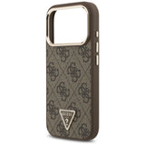 Guess iPhone 17 Pro/iPhone 18 Pro Skal 4G Triangle MagSafe Brun